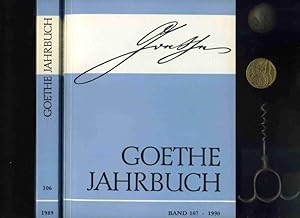Bild des Verkufers fr Goethe Jahrbuch Band 104 Jahrgang 1987. Im Auftrage des Vorstandes der Goethe-Gesellschaft. zum Verkauf von Umbras Kuriosittenkabinett