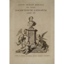 Bild des Verkufers fr De stilo inscriptionum latinarum libri III zum Verkauf von Libreria Antiquaria Giulio Cesare di Daniele Corradi