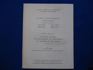 Fiches Typologiques Africaines. 7e Cahier. Fiches 200-225. Industrie Osseuse Epipaléolithique et ...