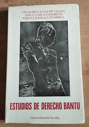Imagen del vendedor de ESTUDIOS DE DERECHO BANTU a la venta por El libro que vuela
