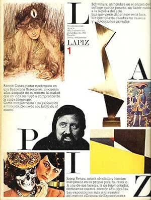 LAPIZ : Revista mensual de arte. Nos.1, Dic 1982 al 10, Nov 1983 (Los primeros 10 números de la r...