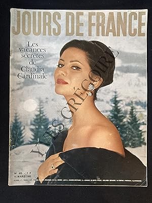 JOURS DE FRANCE-N°435-16 MARS 1963-CLAUDIA CARDINALE