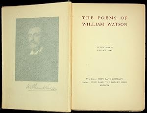 Bild des Verkufers fr The Poems of William Watson (in two volumes -- complete) zum Verkauf von Avenue Victor Hugo Books