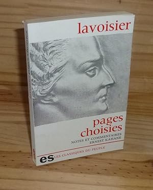 Bild des Verkufers fr Textes choisis de Lavoisier. Prsentation et annotations par Ernest Kahane. Les classiques du Peuple. ditions Sociales. Paris. 1974. zum Verkauf von Mesnard - Comptoir du Livre Ancien