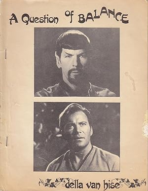 Seller image for A Question of Balance [Star Trek Fanzine - Male/Male Adult Erotica] for sale by Monroe Bridge Books, MABA Member