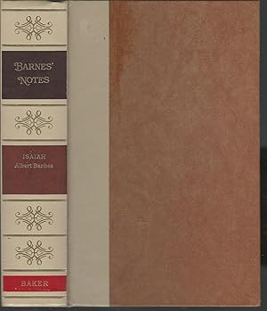 Bild des Verkufers fr Barnes Notes on the Old Testaments: Isaiah, Volume I zum Verkauf von Dorley House Books, Inc.