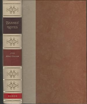 Bild des Verkufers fr Barnes Notes on the Old Testaments: Job, Volume I zum Verkauf von Dorley House Books, Inc.
