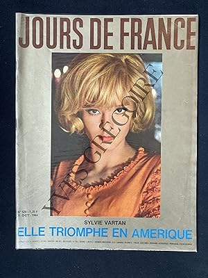 JOURS DE FRANCE-N°520-31 OCTOBRE 1964-SYLVIE VARTAN