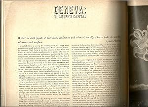 Bild des Verkufers fr Geneva: Thriller's Capital" in Show 3/63 zum Verkauf von Far North Collectible Books