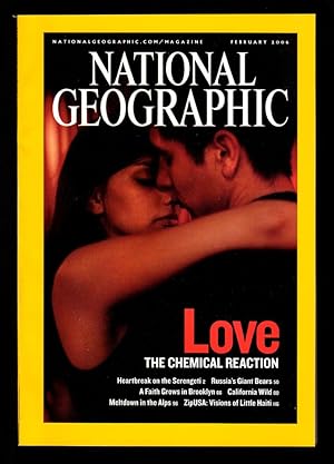 Seller image for The National Geographic Magazine / February, 2006. Serengeti; True Love; Russia's Giant Bears; Orthodox Judaism; California's Wild Crusade; Alps; Little Haiti, FL for sale by Singularity Rare & Fine