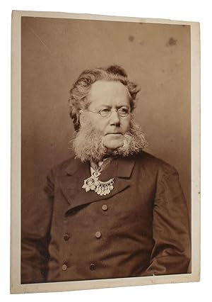 Originalt fotografi. - [ORIGINAL PHOTOGRAPH OF IBSEN]