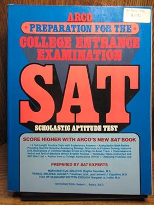 Seller image for SCHOLASTIC APTITUDE TEST for sale by The Book Abyss