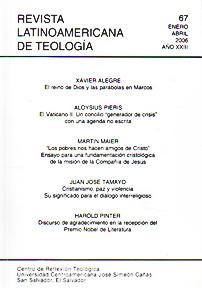 Bild des Verkufers fr Revista Latinoamerica de Teologia, Volume 23: Number 67 (January-April 2006) zum Verkauf von Sutton Books