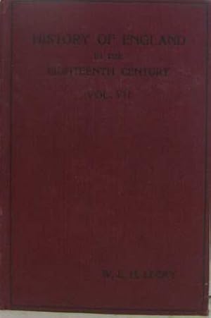 A history of england in the eighteenth century (vol VII)