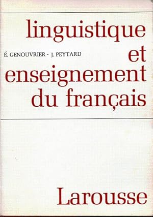 Seller image for Linguistique et enseignement du franais for sale by L'ivre d'Histoires