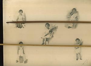 Orginal Handabzug des Photographen Otto Scheucher. Motiv. Spielende Kinder 3. Aus dem Nachlass de...