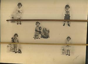 Orginal Handabzug des Photographen Otto Scheucher. Motiv. Spielende Kinder 4. Aus dem Nachlass de...