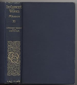 Collected Writings of Thomas De Quincey, Vol. XI