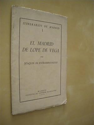 Seller image for EL MADRID DE LOPE DE VEGA for sale by LIBRERIA TORMOS