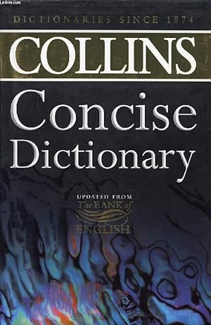 Seller image for COLLINS CONCISE DICTIONARY for sale by Le-Livre