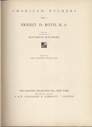 Seller image for ERNEST D. ROTH, N.A. for sale by Dan Wyman Books, LLC