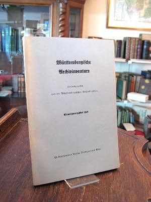 Seller image for Die Gemeindearchive des Kreises Ulm II (Gemeinden des frheren Oberamts Blaubeuren). for sale by Antiquariat an der Stiftskirche