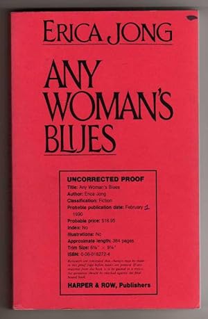 Any Woman's Blues [LIMITED UNCORRECTED PROOF EDITION]