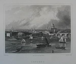 Londres. Stahlstich v. Lechard. Paris, Sarazin 1850, 10 x 14,5 cm