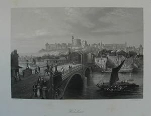 Windsor. Stahlstich v. A. H. Payne nach A. Carse. Dresden & Leipzig, A. H. Payne um 1850, 11,5 x ...