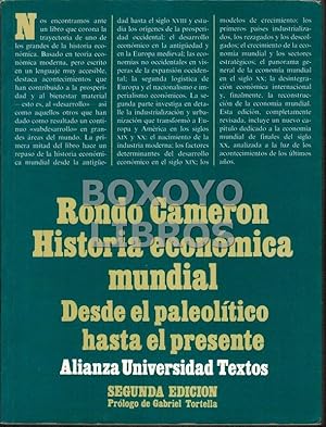 Imagen del vendedor de Historia econmica mundial. Desde el paleoltico hasta el presente a la venta por Boxoyo Libros S.L.