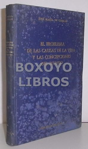 Imagen del vendedor de El problema de las causas de la vida y las concepciones del mundo a la venta por Boxoyo Libros S.L.