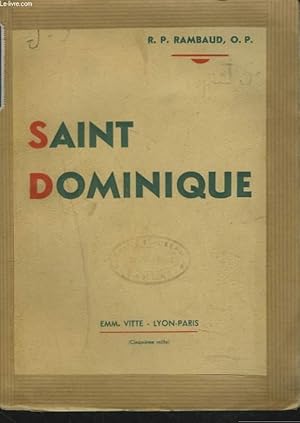 Seller image for SAINT DOMINIQUE for sale by Le-Livre