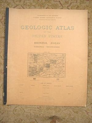 Immagine del venditore per GEOLOGIC ATLAS OF THE UNITED STATES; BRISTOL FOLIO, VIRGINIA-TENNESSEE; FOLIO 59 venduto da Robert Gavora, Fine & Rare Books, ABAA