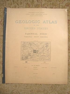 Immagine del venditore per GEOLOGIC ATLAS OF THE UNITED STATES; TAZEWELL FOLIO, VIRGINIA-WEST VIRGINA; FOLIO 44 venduto da Robert Gavora, Fine & Rare Books, ABAA