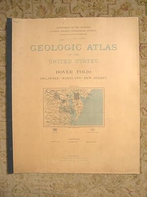 Seller image for GEOLOGIC ATLAS OF THE UNITED STATES; DOVER FOLIO, DELAWARE-MARYLAND-NEW JERSEY; FOLIO 137 for sale by Robert Gavora, Fine & Rare Books, ABAA