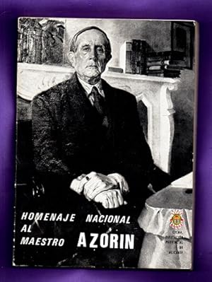 Imagen del vendedor de CONFERENCIAS PRONUNCIADAS CON MOTIVO DEL HOMENAJE NACIONAL AL MAESTRO AZORIN. a la venta por Librera DANTE