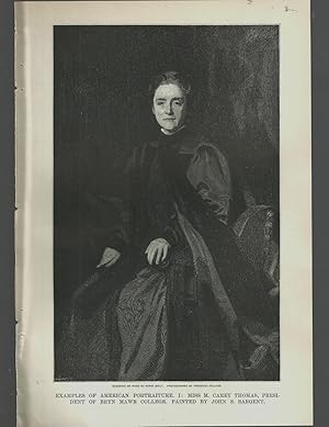 Seller image for Miss M. Carey Thomas, Illustration for sale by Legacy Books II