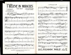 I Believe In Miracles / (George W. Meyer, Pete Wendling and Sam M. Lewis) Vintage Tin Pan Alley s...