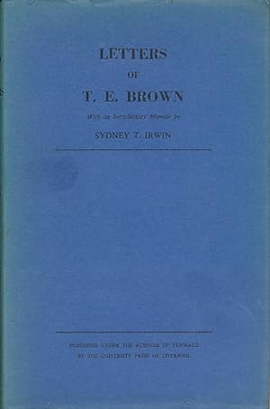 Image du vendeur pour Letters of T E Brown mis en vente par Barter Books Ltd