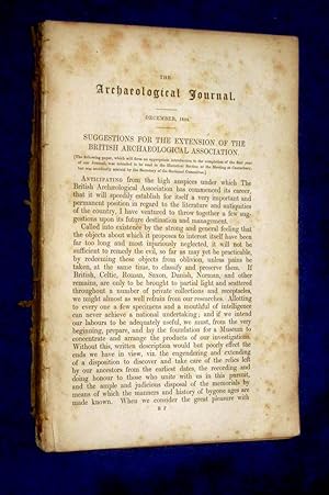 The Archaeological Journal December 1844, inc Rockingham Castle, English Medieval Embroidery, Kim...
