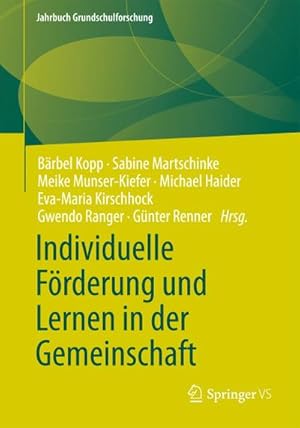 Seller image for Individuelle Frderung und Lernen in der Gemeinschaft for sale by AHA-BUCH GmbH