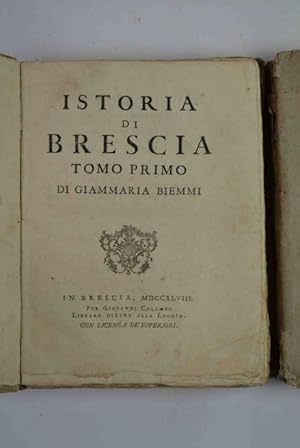 Istoria di Brescia.