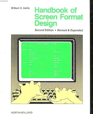 Seller image for HANDBOOK OF SCREEN FORMAT DESIGN for sale by Le-Livre