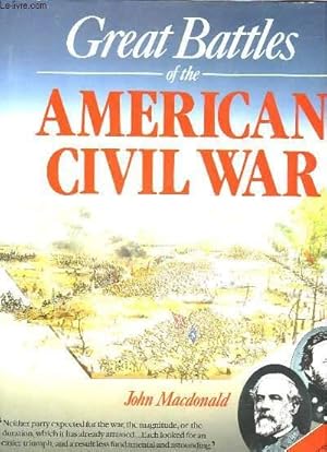 Immagine del venditore per GREAT BATTLES OF THE AMERICAN CIVIL WAR venduto da Le-Livre