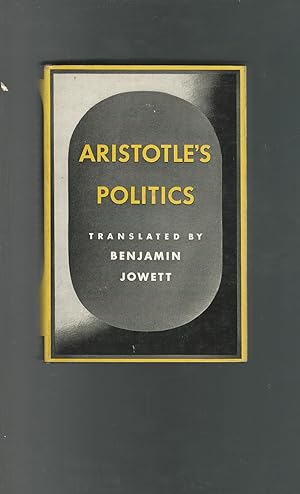 Bild des Verkufers fr Aristotle's Politics zum Verkauf von Dorley House Books, Inc.