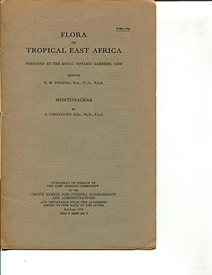 Bild des Verkufers fr Flora of Tropical East Africa (Flora of tropical East Africa) zum Verkauf von Orca Knowledge Systems, Inc.