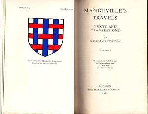 Mandeville's Travels: Texts and Translations: Two Volumes in One