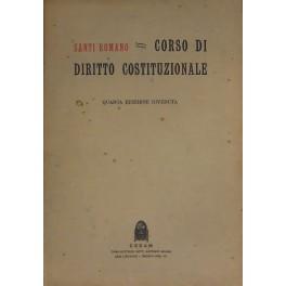 Imagen del vendedor de Corso di diritto costituzionale a la venta por Libreria Antiquaria Giulio Cesare di Daniele Corradi