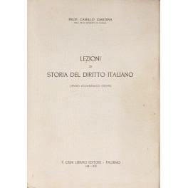 Image du vendeur pour Lezioni di storia del diritto italiano. (Anno accademico 1939-40) mis en vente par Libreria Antiquaria Giulio Cesare di Daniele Corradi