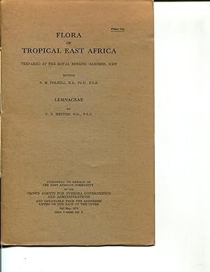 Immagine del venditore per Lemnaceae (Flora of Tropical East Africa) venduto da Orca Knowledge Systems, Inc.